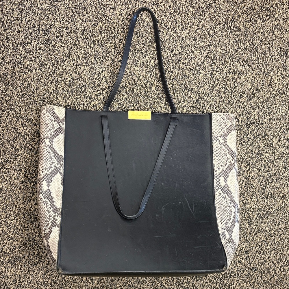 Stella McCartney snake skin tote